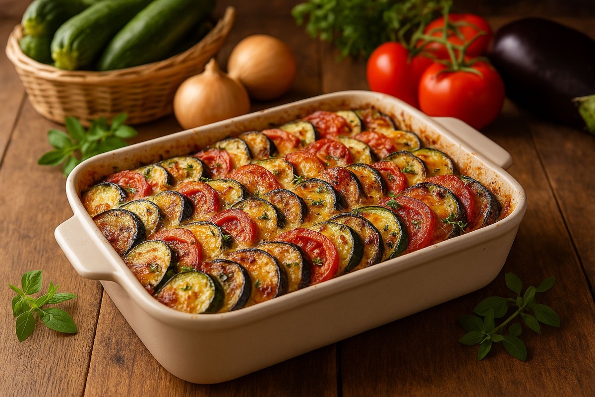 Gratin de légumes d'été façon tian