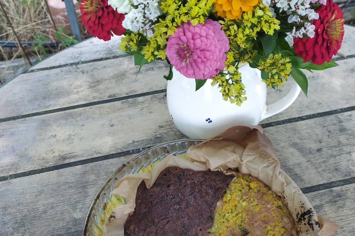 Gâteau chocolat courgette